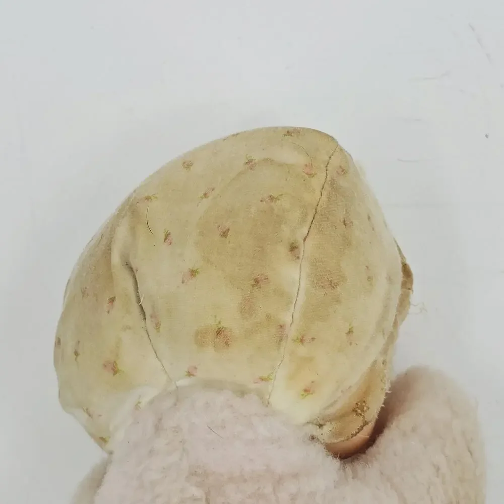 Vintage 1979 Eden Waggie Musical Pink Baby Doll Plush Toy Wind Up Music WORKING